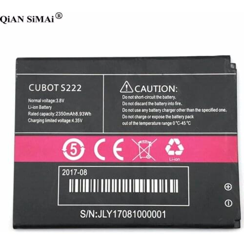 New High Quality S222 2350mAh battery For CUBOT S222 S350