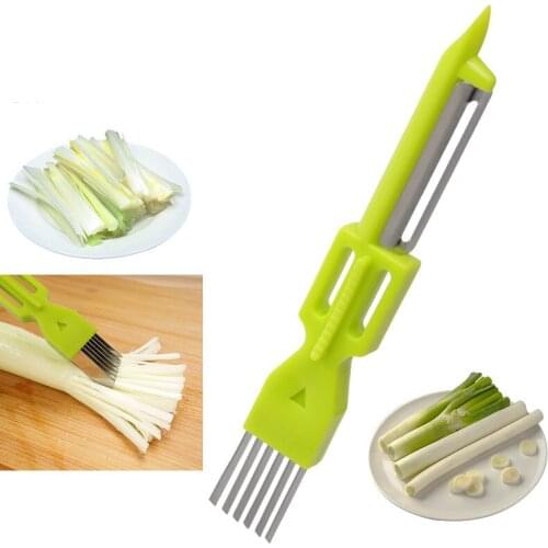 Stainless Steel Onion Knife and Vegetable Cutter Household Multifunctional Melon and Vegetable Shredder Shredding Tool