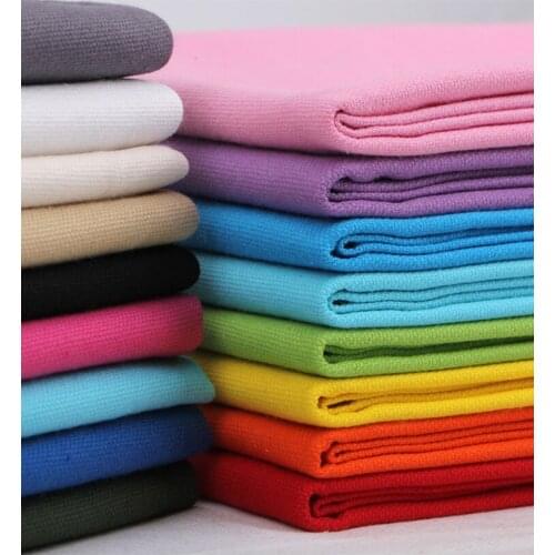 Canvas Fabric Thickening Cotton and Linen Sofa Solid Color Linen Curtains Pure Cotton Old Coarse Cloth Canvas Bag Cotton Cloth