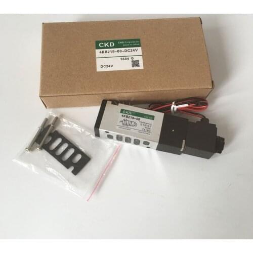 Pneumatic components CKD solenoid directional valve 4KB219-00-D24 plate installation AC220V DC24V 4KB219-00-D24