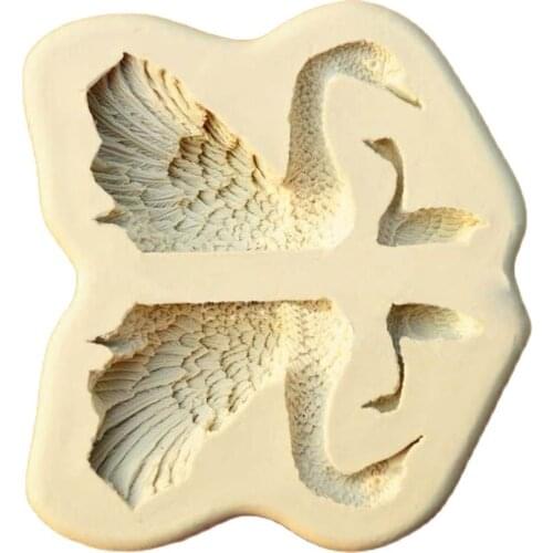Swan Silicone Molds, Dry Paisi, Chocolate Fondant Cake Decoration Baking Moulds