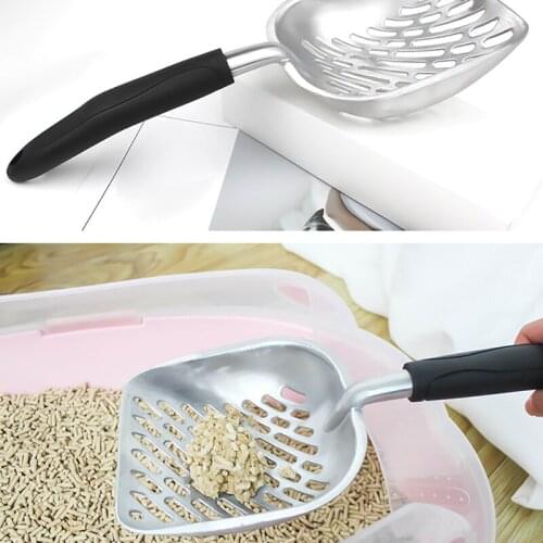 Cat Litter Scoop Litter Scoop For Kitty Sifter With Deep Shovel Solid Stainless Stee And Ergonomic Handle Made Of Heavy Duty