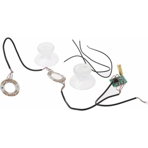 27RA LED Light Thumb Analog Thumb Mod With Clear Thumbsticks DIY for X box One Controller