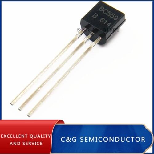 100PCS BC559 BC559B 100mA 30V 0.1A PNP Transistor TO-92