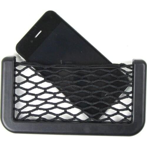 Universal Car Seat Side Back Storage Net Bag Car Storage Bag Elastic Flexible Net Selastic Net Paste Type