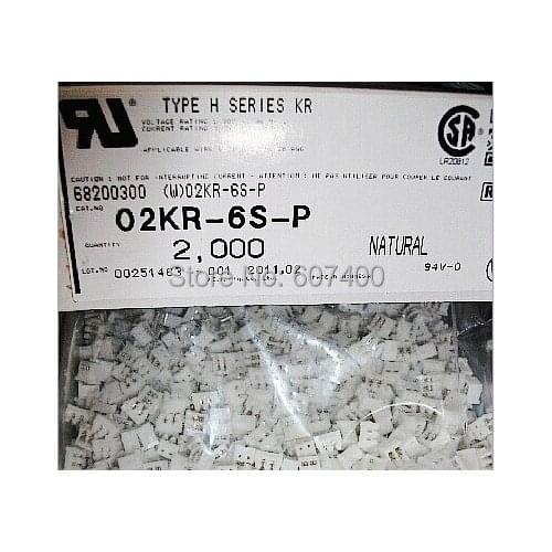 02KR-6S-P housings Natural color Connectors terminals housings 100% new and original parts