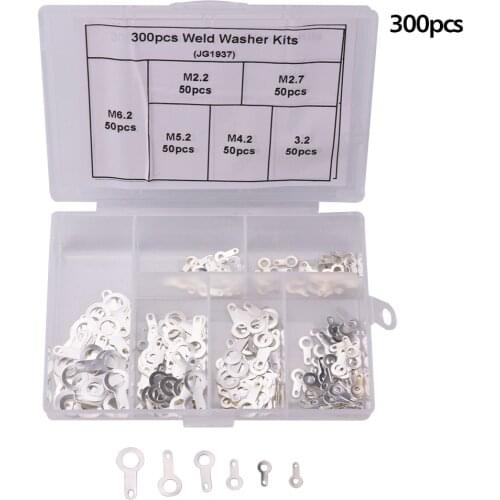 300pcs Soldering Terminal Circular Welding Washer M2.2 M2.7 M3.2 M4.2 M5.2 M6.2