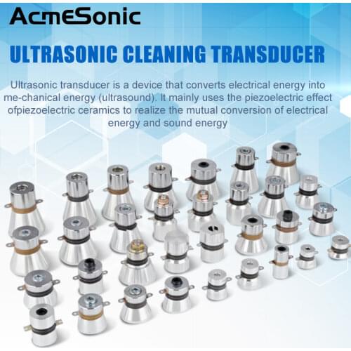 ACMESONIC Ultrasonic Piezoelectric Transducer 40w 100w for Industrial Ultrasonic Cleaner