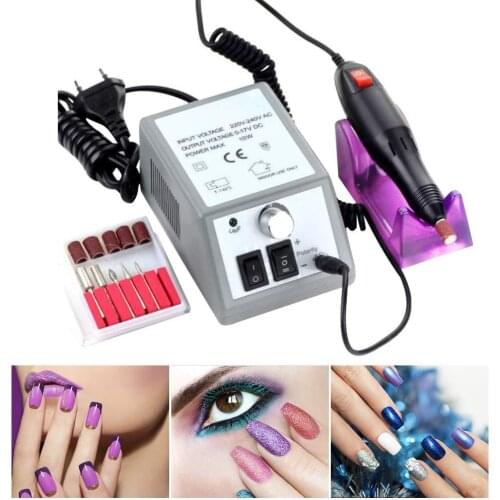 Nail Drill Electric Apparatus for Manicure Milling Cutters Drill Bits Set Gel Cuticle Remover Pedicure Machine Nail Art