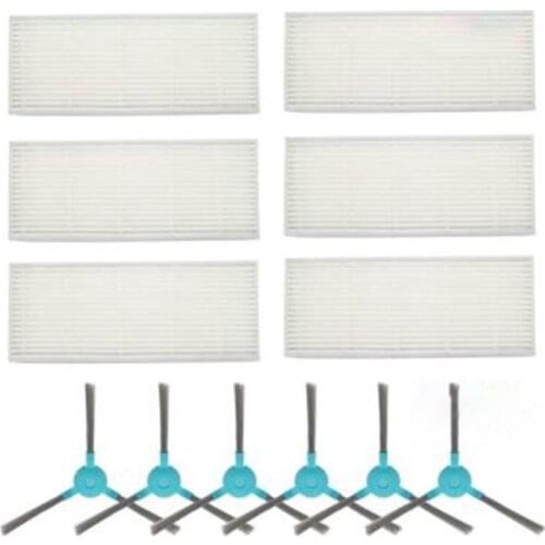 Side Brush Hepa Filter For Cecotec Conga 1290 1390 Robot Vacuum Cleaner Spare Parts