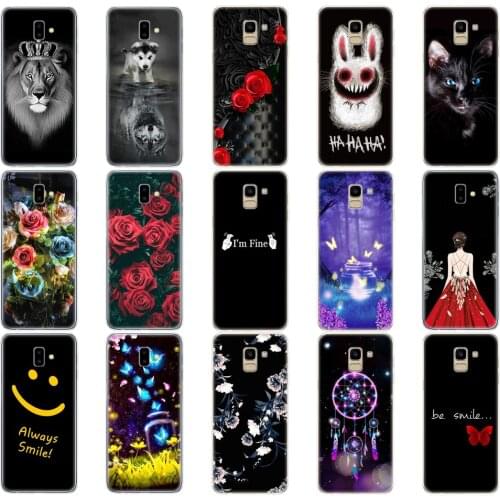 Case For Samsung J6 Plus Case Soft TPU Silicone Cover For Samsung Galaxy J6 J6+ J610 J610F Coqa Full 360 Black Protective Fundas