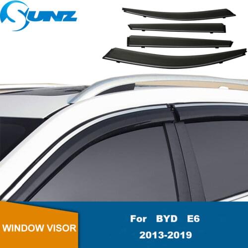 Side Window Deflector For BYD E6 2013 2014 2015 2016 2017 2018 2019 2020 Window Visor Weathershield Sun Rain Guards SUNZ
