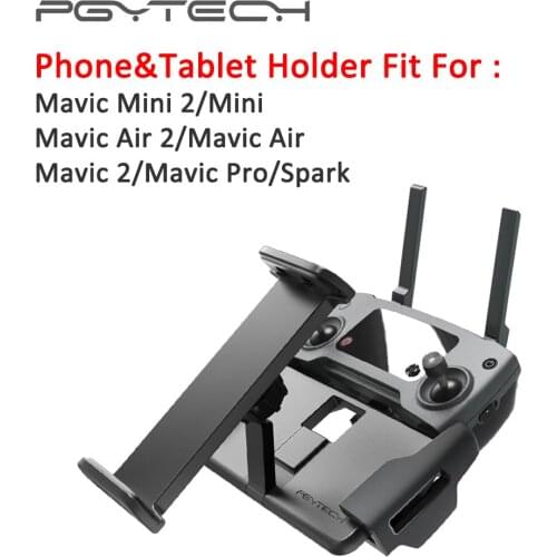 PGYTECH DJI Air 2/Mini2 Remote Control Tablet Holder Universal iPad Stand Phone Bracket For Mavic 2/Air/Pro/Spark Accessories