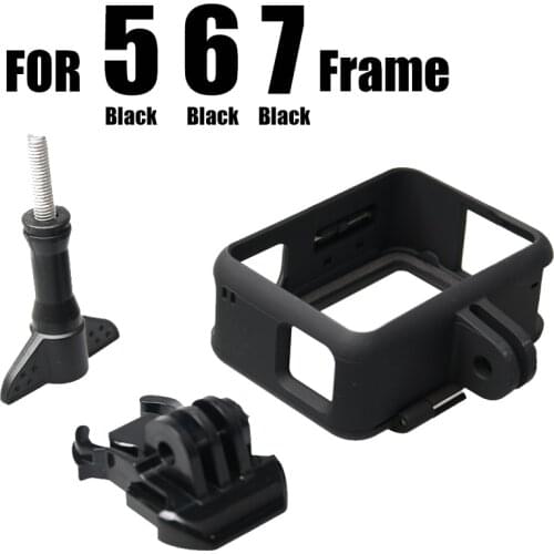 Higcupro Protective Frame Case for GoPro Hero 7 6 5 Black Action Camera Border Cover Housing Mount for Go pro Hero 7 Accessory