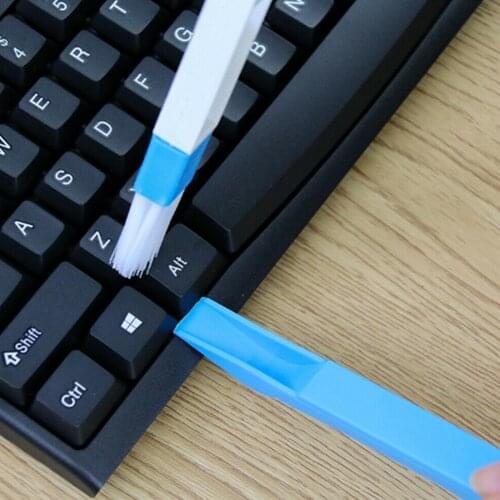Multifunction Computer Window Cleaning Brush 2 IN 1 Cranny Window Dust Keyboard Window Track Cleaner Nook Cleaner Shovel Gr D4T0