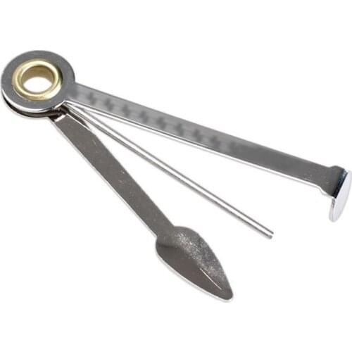 Multifunctional 3in1 Stainless Steel Smoking Tobacco Pipe Cleaner Accessories Cleaning Tool Metal Press Rod Scraper Smoke Knife