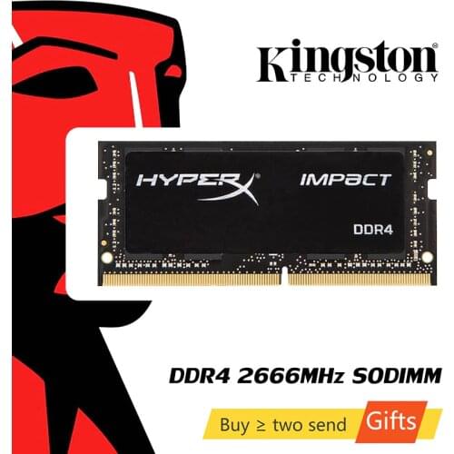 Kingston HyperX Impact DDR4 SODIMM 2666MHz 8g 16g CL15 laptop memory 1.2V DRAM 260 pin Intel Gaming Notebook memory