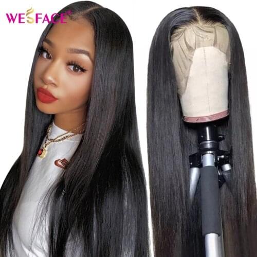 Straight Lace Closure Wigs 4x4 Closure Wig Brazilian Human Hair Wigs for Women With Baby Hair Part Lace Human Hair Wigs