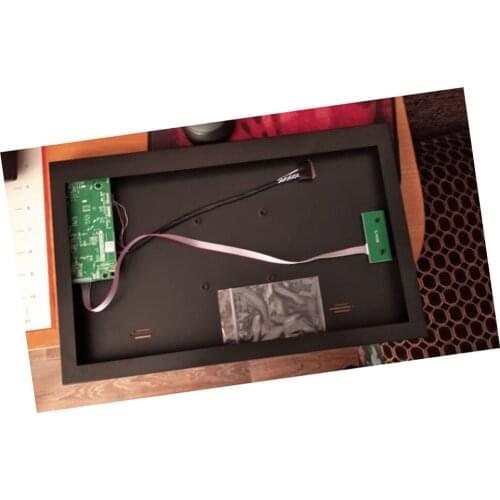 40pin 58C Controller board + Metal alloy back cover case box VGA HDMI-compatible kit for 15.6" B156XW04 LED LCD 1366x768 panel