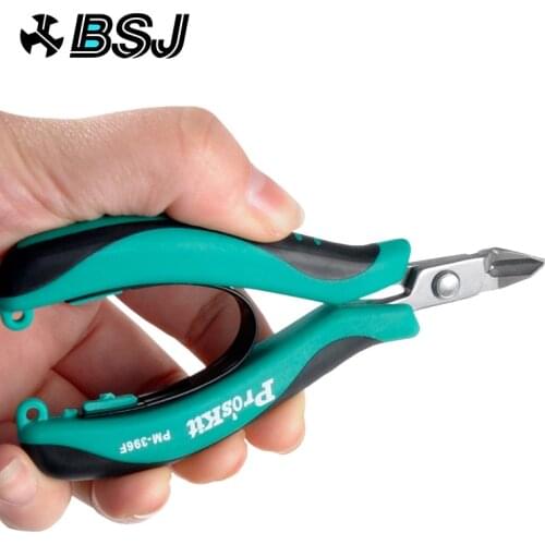 PM-396F Forceps Pliers Diagonal Pliers Electrical Beading Cable Wire Side Cutter Cutting Nippers Pliers Repair Tool