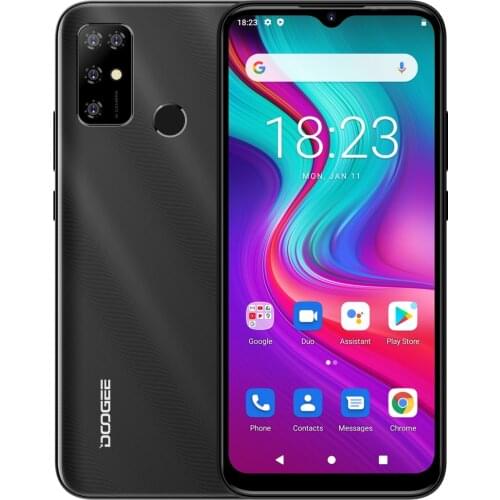 DOOGEE X96 Pro Smartphone 6.52" Waterdrop Screen 4GB+64GB Octa core 1.6GHz Android 11 Phone Quad Back Camera 5400mAh Fingerprint