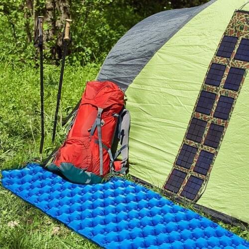 Outdoor Inflatable Mattress Ultra-Light Camping Mat Hiking Air Cushion Portable Sleeping Mat Damp Proof Waterproof Pad 195X61x5