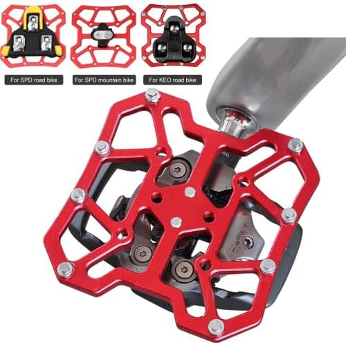 Universal Clipless to Platform Adapters Cleats Pedal for SPD KEO Speedplay Bike Cycle Platform Adapter Bicycle Parts Accessoreis