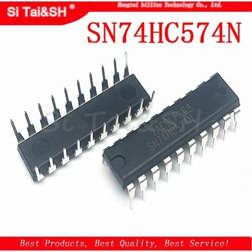 10PCS SN74HC574N DIP20 SN74HC574 DIP 74HC574N DIP-20 74HC574 new and original IC