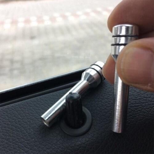 2PCS 3 Colors Aluminum Alloy Auto Car Security Door Lock Pins Universal Car Truck Interior Door Lock Knob Pull Pins