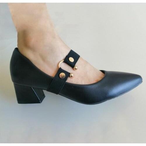 2pcs Lazy Women Shoelace Straps Shoe Accessories Elastic Band Shoelace for High Heel Shoe Laces