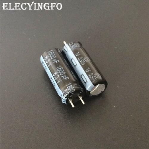 50pcs 1800uF 6.3V1800uf FL Series 8x20mm Original Low ESR 6.3V1800uF motherboard Capacitor