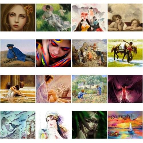 5D Diy Diamond Painting Angel Embroidery Girl Portrait Rhinestone Full Drill Square Round Mosaic Cross Stitch Kits Handwork Gift