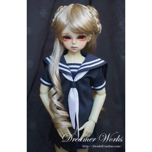 BJD Doll Japanese Sailor Clothes Dresses Skirt for 1/6 1/6 1/4 1/3 BIG girl giant baby doll Clothing Accessories gift