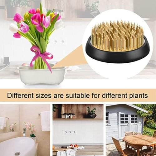Flower Arrangement Pin Holder Round Frog Flower Fixed Tools for Plant Decoration for Home Garden Courtyard XHC88