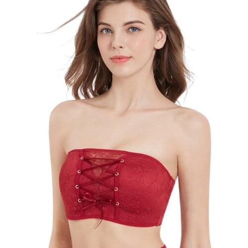 Strapless bra 44E Honeycomb breathable strapless Oversized Wedding dress push up bras 46F