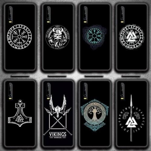 Viking Vegvisir Odin Nordic Phone Case for Huawei P20 P30 P40 lite E Pro Mate 30 20 Pro P Smart 2020 P10