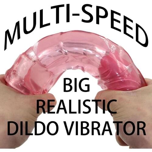 Jelly Big Dildo Vibrators Penis Erotic Products Sex Toys for Women Adults Female Vagina Masturbator Intimate Goods Machine Shop