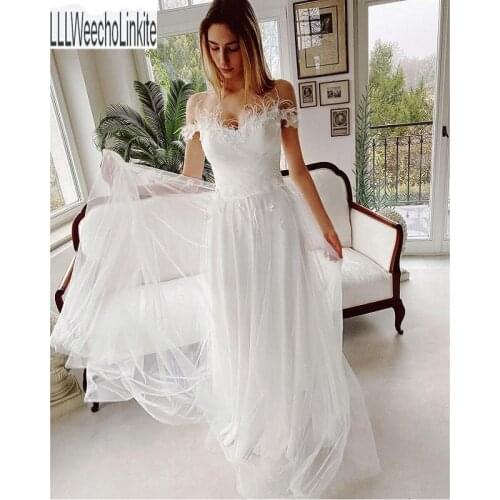 LLLWeechoLinkite Beach Wedding Dresses