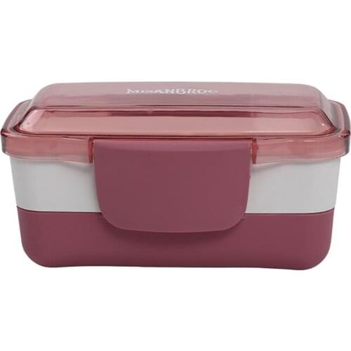 MISANBROO Lunch Box Portable Food Container Food Grade Material Bento Lunch Box for Kids 800 - 900 ml