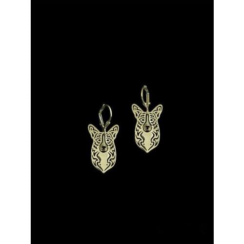 Trendy Cardigan Welsh Corgi drop earrings gold silver plated earrings women fashion jewelry from india bridal earing