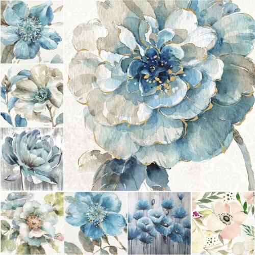 5D DIY Diamond Painting Flower Cross Stitch Kit Full Drill Square Embroidery Mosaic Art Picture of Rhinestones Home Decoration