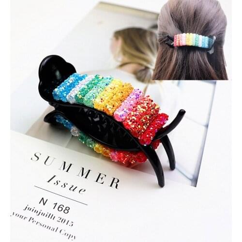 New Hair Claws Clip Fish Shape Banana Barrettes Black Brown turtle Hairpins Hair Accessories For Women Hair Clip Clamp,ACC152