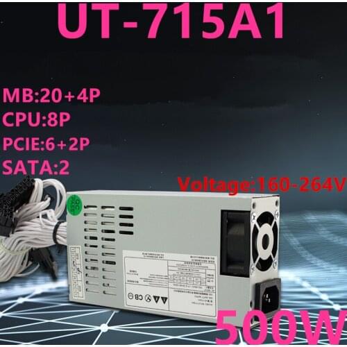 New PSU For Game Engine Non Module ITX FLEX HTPC K39 49 M34 41 99 T34 T39 R47 44 A35 S3 ZS-A4 G5 Small 1U Power Supply UT-715A1