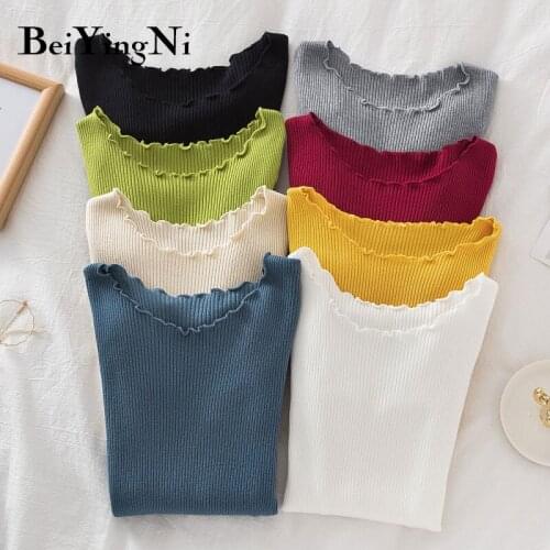 Beiyingni Autumn Sweater for Woman New Fashion Vintage Korean Chic Kawaii Sweet Long Sleeve Tops Female Winter Knitwear Jumper