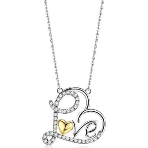 SILVERHOO S925 Sterling Silver Necklace Fine Vintage Cubic Zirconia Necklace For Women Best Selling Jewelry Birthday Gifts