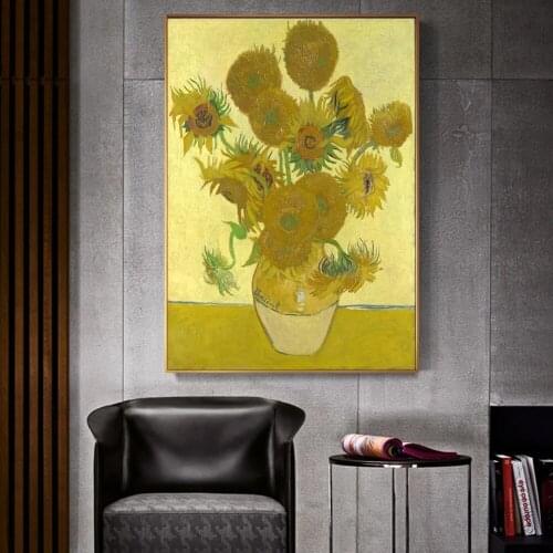 Impressionist Van Gogh Chrysanthemum Wall Posters And Prints World Famous Canvas Paintings Reproduction Picture For Living Room