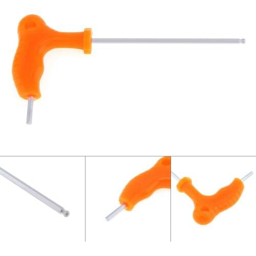 Hex Key Wrenches 3mm Long Arm Star Torx Allen Wrench with Ball Head Spanner Hexagon T Type Wrenches Bicycle Repair Tools
