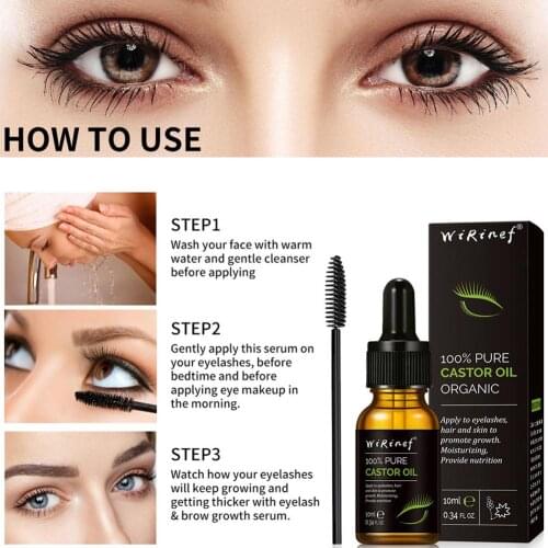 Eye Makeup Eyelash Enhancer Promoter Slender Long Lashes Nursing Repair Eyelash Treatments Growth Serum Liquid 10ML