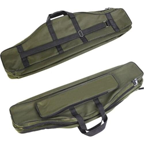 Fishing rod storage bag 80cm multifunctional foldable fishing rod bag double-layer Oxford cloth waterproof fishing supplies