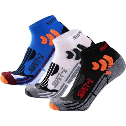SUPER ELITE Cool Men Ankle Running Sports Sock Cycling Basketball Best Athletic Sock Sport Winter Warm Hiking Ski Hockey Thermal